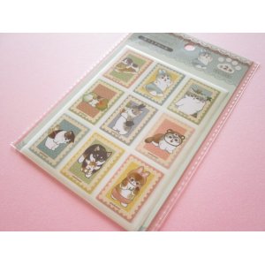 Photo: Kawaii Cute Square Stickers Sheet Eikoh *Mofusand (133363 #02)