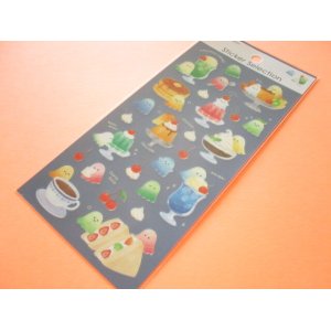 Photo: Kawaii Cute Stickers Sheet Gaia *はらぺこおばけ (466738-Blue)