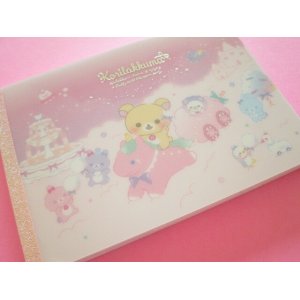 Photo: Kawaii Cute Large Memo Pad Korilakkuma San-x *お空のくるりんわたあめ (MH22502)