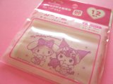 Photo: 12pcs Kawaii Cute My Melody & Kuromi B8 size Small Zipper Bags Set *Angel (38383)