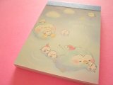 Photo: Kawaii Cute Mini Memo Pad Good Night Moffy Kamio Japan *Water Surface (222533)