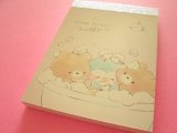 Photo: Kawaii Cute Mini Memo Pad Good Night Moffy Kamio Japan *Bath Time (222534)