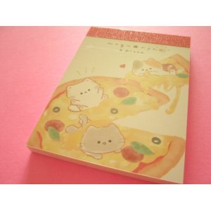 Photo: Kawaii Cute Mini Memo Pad Mogu♡nyan Kamio Japan *Pizza (222043)