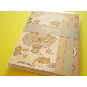 Photo: Kawaii Cute Regular Letter Set Basic Rilakkuma San-x *Favorite Things (LH81601)