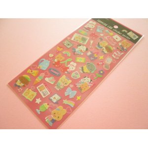 Photo: Kawaii Cute Topping Lab Stickers Sheet Gaia *School (466742-Pink)