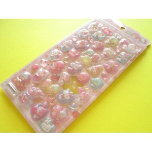 Photo: Kawaii Cute うるちゅる Pop Stickers Sheet Crux *Hello Kitty/ Little Twin Stars/ My Melody (125917)