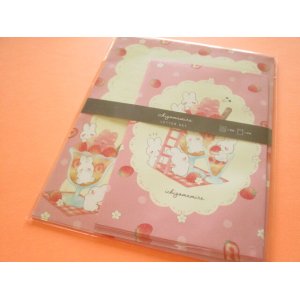 Photo: Kawaii Cute Letter Set Kyowa *ichigomamire (42-195 Rabbit)