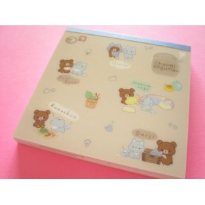 Photo: Kawaii Cute Square Memo Pad Rilakkuma San-x *Aokogu no otomari (MH23702)