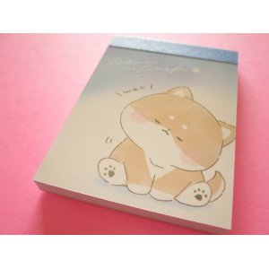 Photo: Kawaii Cute Mini Memo Pad Uchino Mofumofu Kamio Japan *Dog (224113)