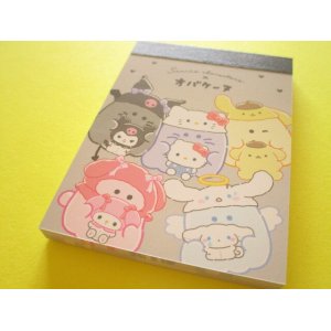 Photo: Kawaii Cute Mini Memo Pad Sanrio Characters × Obakenu Crux *Set (127387）