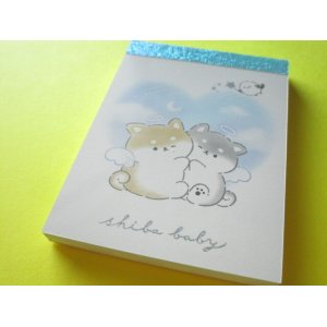 Photo: Kawaii Cute Mini Memo Pad となりのわんこ Crux *Shiba Baby (128184)