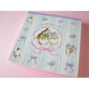 Photo: Kawaii Cute Medium Square Memo Pad Mofusand sun-star *Ribbon Design (S2846390)