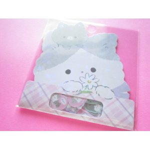 Photo: Kawaii Cute Sticker Flakes Sack Q-LiA *なにしてるの/ Kitten (91116)