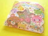 Photo: Kawaii Cute Ohajiki Disc Sticker Flakes Sack KAMIO JAPAN *Animal Life (225026)