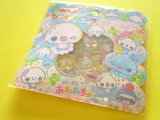 Photo: Kawaii Cute Ohajiki Disc Sticker Flakes Sack KAMIO JAPAN *ぷくぷくあわわちゃん (225023)