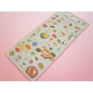 Photo: Kawaii Cute Design Stickers Sheet Gaia *Friendly Food 2 (466775-2)