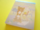 Photo: Kawaii Cute Mini Memo Pad Rilakkuma San-x *Clear After Rain (MH25101-1)