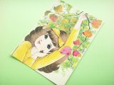 Photo: Japanese Retro Illustration Postcard Cute Girl Miyako *29