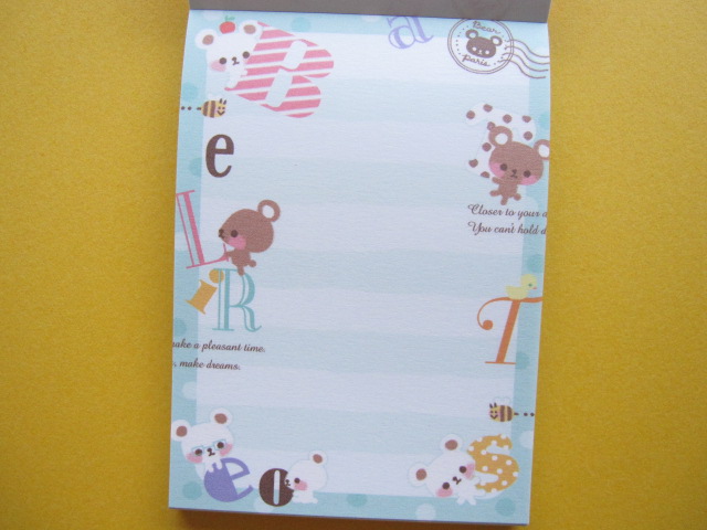 Photo: Kawaii Cute Mini Memo Pad Q-LiA *Bear's Little Story (84139) 