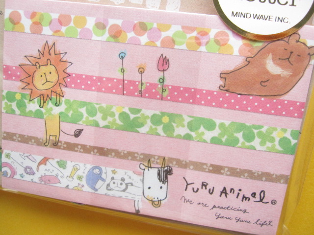 Photo: Kawaii Cute Mini Letter Set Mind Wave *YURU Animal (38129)