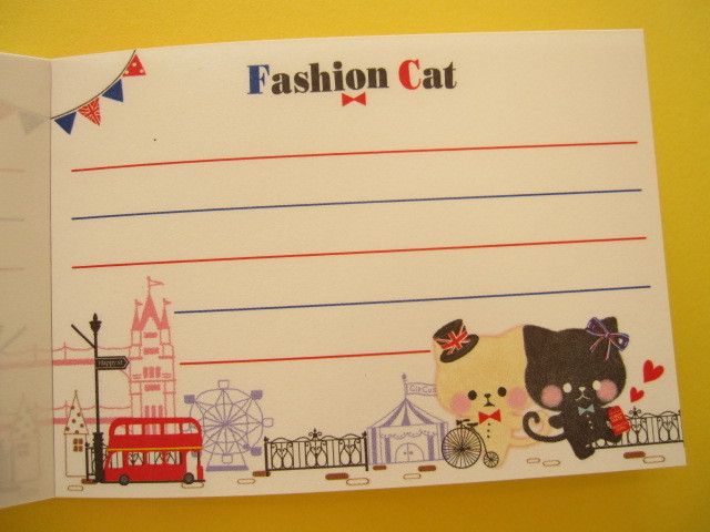 Photo: Kawaii Cute Mini Memo Pad Crux *Fashion Cat (29275)