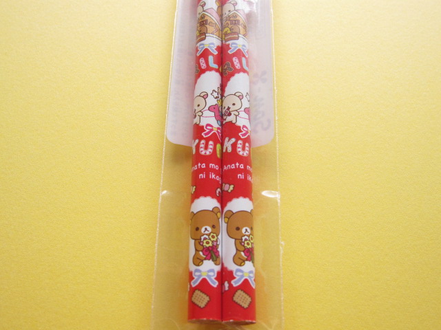 Photo: 2 pcs Kawaii Cute Wooden Pencils Set San-x *Rilakkuma (PN84601)