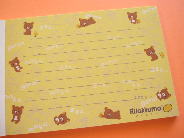 Photo: Kawaii Cute Large Memo Pad SAN-X *Rilakkuma そのままリラックマ (MW 02601)