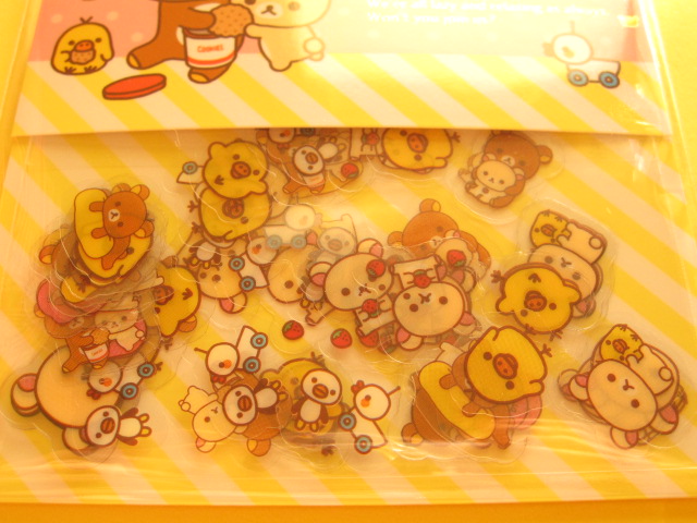 Photo: Seal Bits Kawaii Cute Sticker Flakes Sack San-x *Rilakkuma (SE28802)