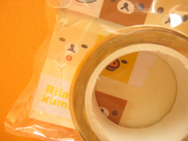 Photo: Kawaii Cute Mini Masking Tape/Deco Tape Sticker San-x *Rilakkuma (SE29001)