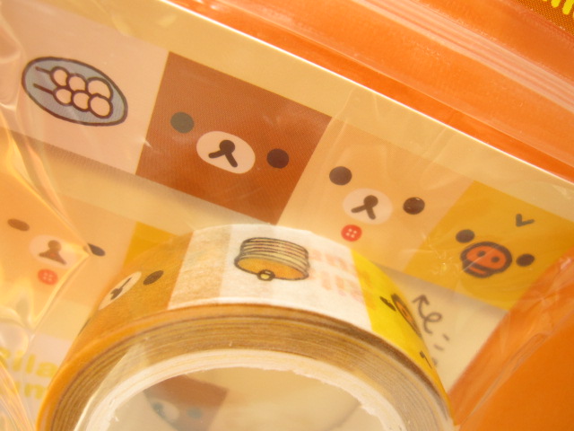 Photo: Kawaii Cute Mini Masking Tape/Deco Tape Sticker San-x *Rilakkuma (SE29001)