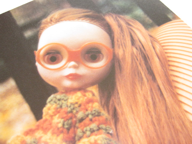 Photo: Cute Blythe Doll Postcard *Hand-knitted sweater