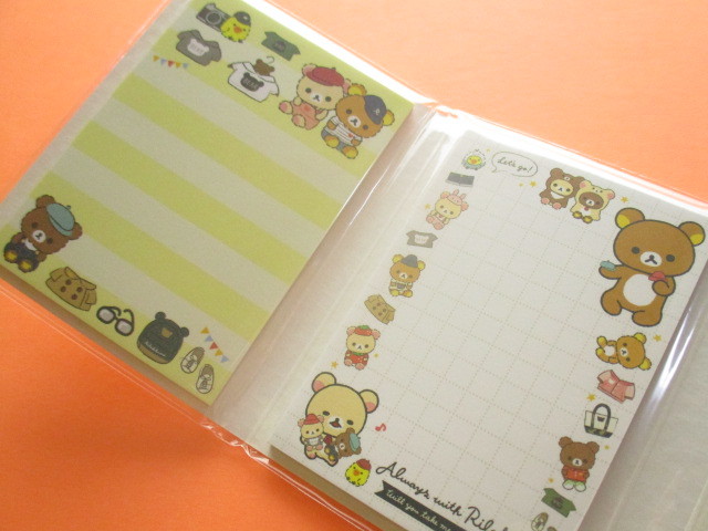 Photo: Kawaii Cute Patapata Mini Memo Pad Rilakkuma San-x *Always with Rilakkuma (MW55101)