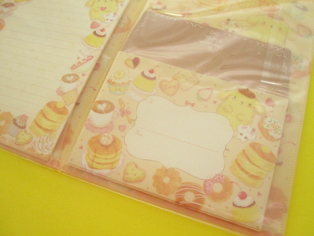 Photo: Kawaii Cute Letter Set POMPOMPURIN × たけいみき Miki Takei Sanrio *Soufflé (LS-15465)