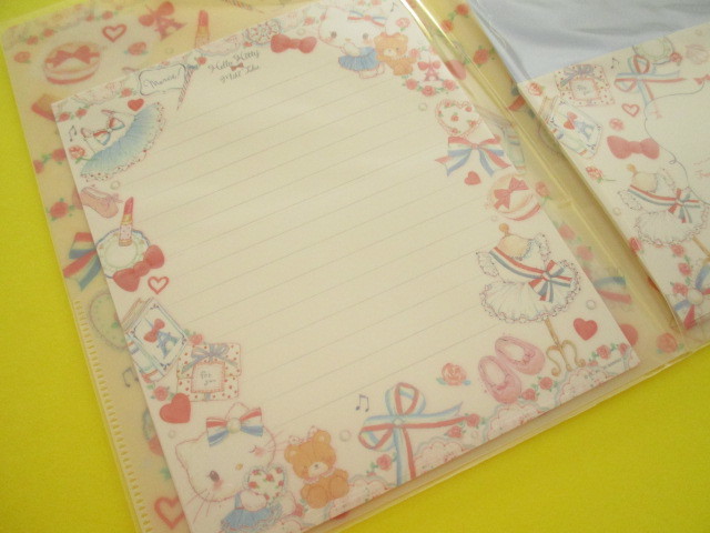 Kawaii Cute Letter Set Hello Kitty たけいみき Miki Takei Sanrio Paris And Ribbons Ls Kawaii Shop Japan