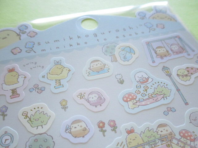 Photo: Kawaii Cute Stickers Sheet Sumikkogurashi San-x *minikko to asobo (SE50301)