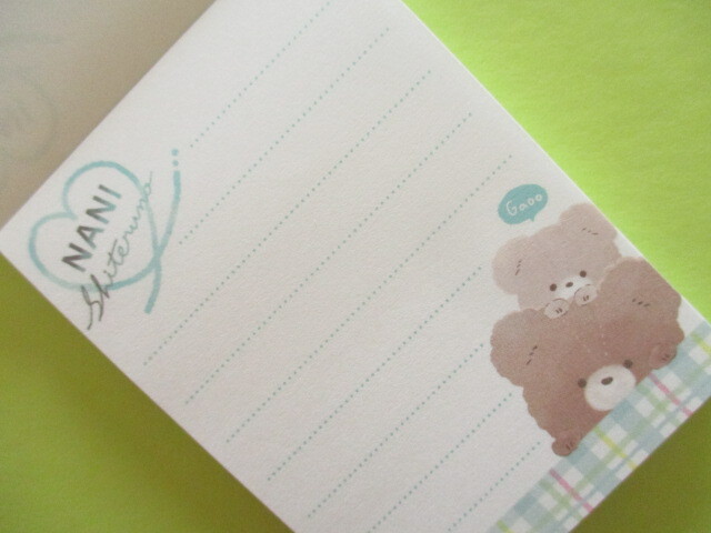 Photo: Kawaii Cute Mini Memo Pad Q-LiA  *なにしてるの / くま (60307)