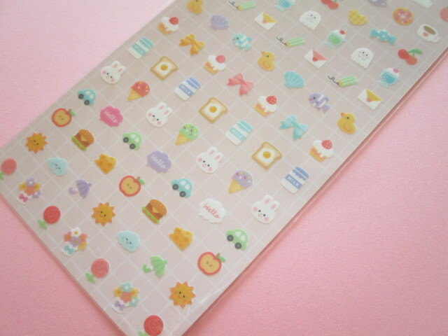 Photo: 2pcs Kawaii Cute Stickers Sheets Set Gaia *ゆるぷちモチーフ (466575)