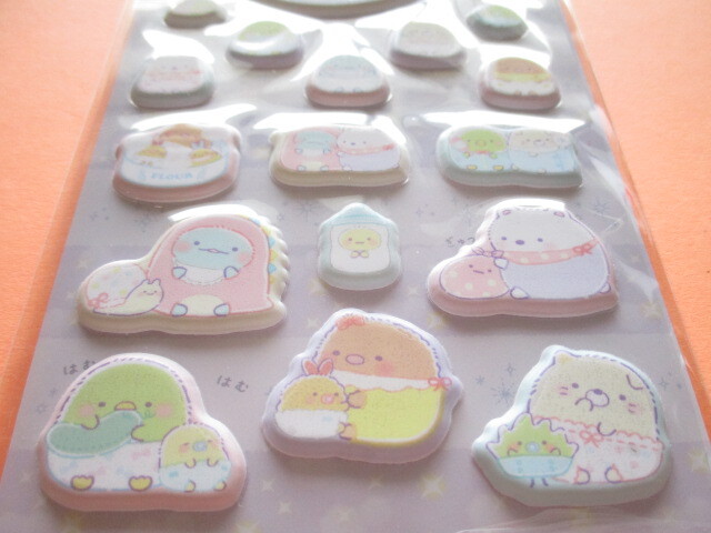 Photo: Kawaii Cute Puffy Funi Funi Stickers Sheet Sumikkogurashi San-x *Sumikko Baby (SE55602)