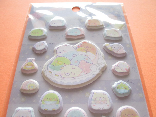 Photo: Kawaii Cute Puffy Funi Funi Stickers Sheet Sumikkogurashi San-x *Sumikko Baby (SE55602)