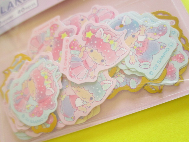 Photo: Kawaii Cute Sticker Flakes Sack Sanrio *Little Twin Stars (408183)