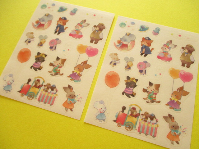 Photo: Kawaii Cute Film Die Cut Seals Set Kyowa *Twinkle Fantasy (62-D21)