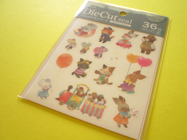 Photo1: Kawaii Cute Film Die Cut Seals Set Kyowa *Twinkle Fantasy (62-D21)