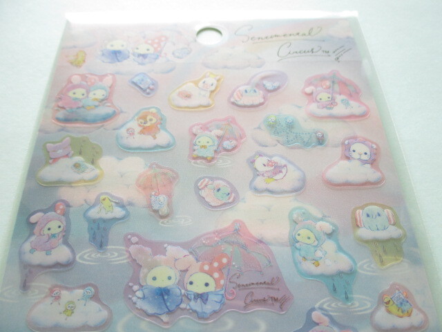 Photo: Kawaii Cute Stickers Sheet Sentimental Circus San-x *Tears in the sky, rainbows over(SE56402)