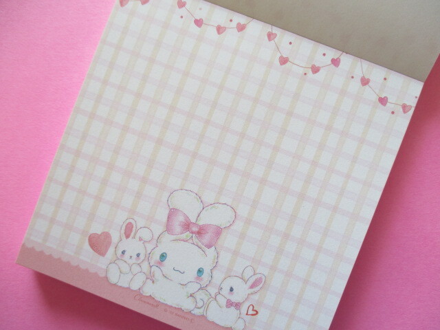 Photo: Kawaii Cute Medium Memo Pad Cinnamoroll × たけいみき (Takei Miki) Sanrio *Pastel Bouquet  (MM-15634)