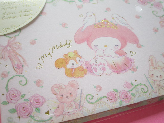 Photo: Kawaii Cute Mini Letter Set My Melody × たけいみき (Miki Takei) Sanrio *Fairy Tale Princess (LS-15658)