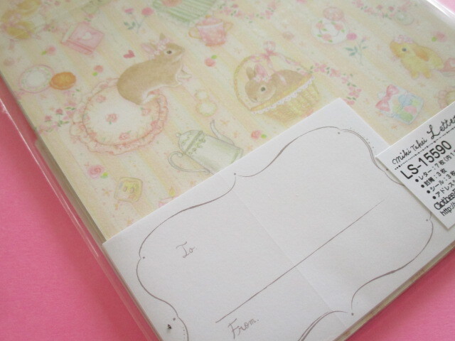 Photo: Kawaii Cute Letter Set たけい みき (Takei Miki) Clothes Pin *Rabbit Room (LS-15590)