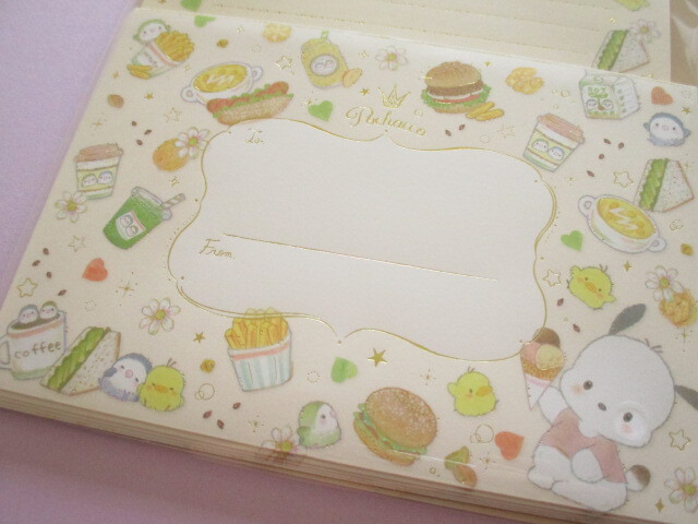 Photo: Kawaii Cute Letter Set Pochacco × たけいみき (Miki Takei) Sanrio *Natural Food (LS-15653)