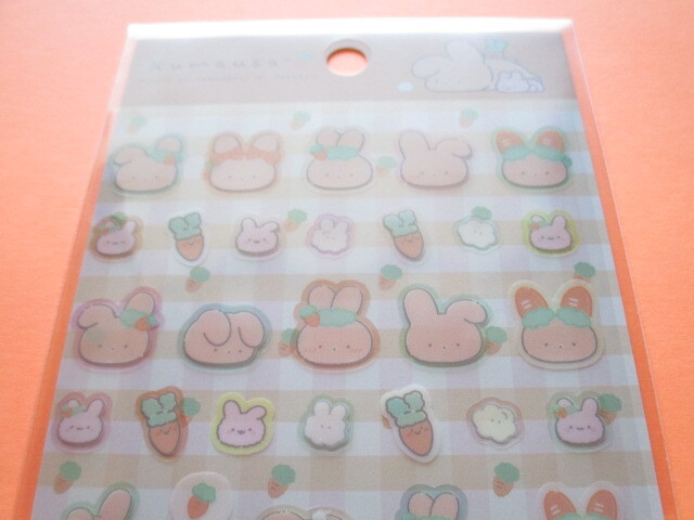 Photo: Kawaii Cute Sticker Sheet  Kumausa San-x *Kumausa with Rabbit (SE56702)