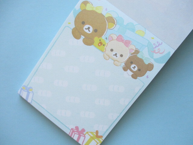 Photo: Kawaii Cute Mini Memo Pad Rilakkuma San-x *Happy Smile For You (MH12401-2)