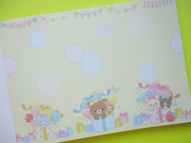 Photo: Kawaii Cute Large Memo Pad Rilakkuma San-x *Happy Smile For You (MH12302)